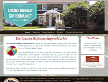 Tablet Screenshot of lincolnhighwaysuppermarket.com